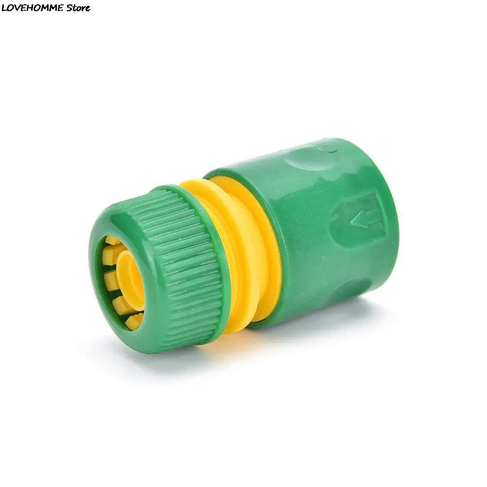 34mm 1/2" Hose Pipe Fitting Set: Quick Yellow Water Connector Adaptor for Effortless Garden and Lawn Watering