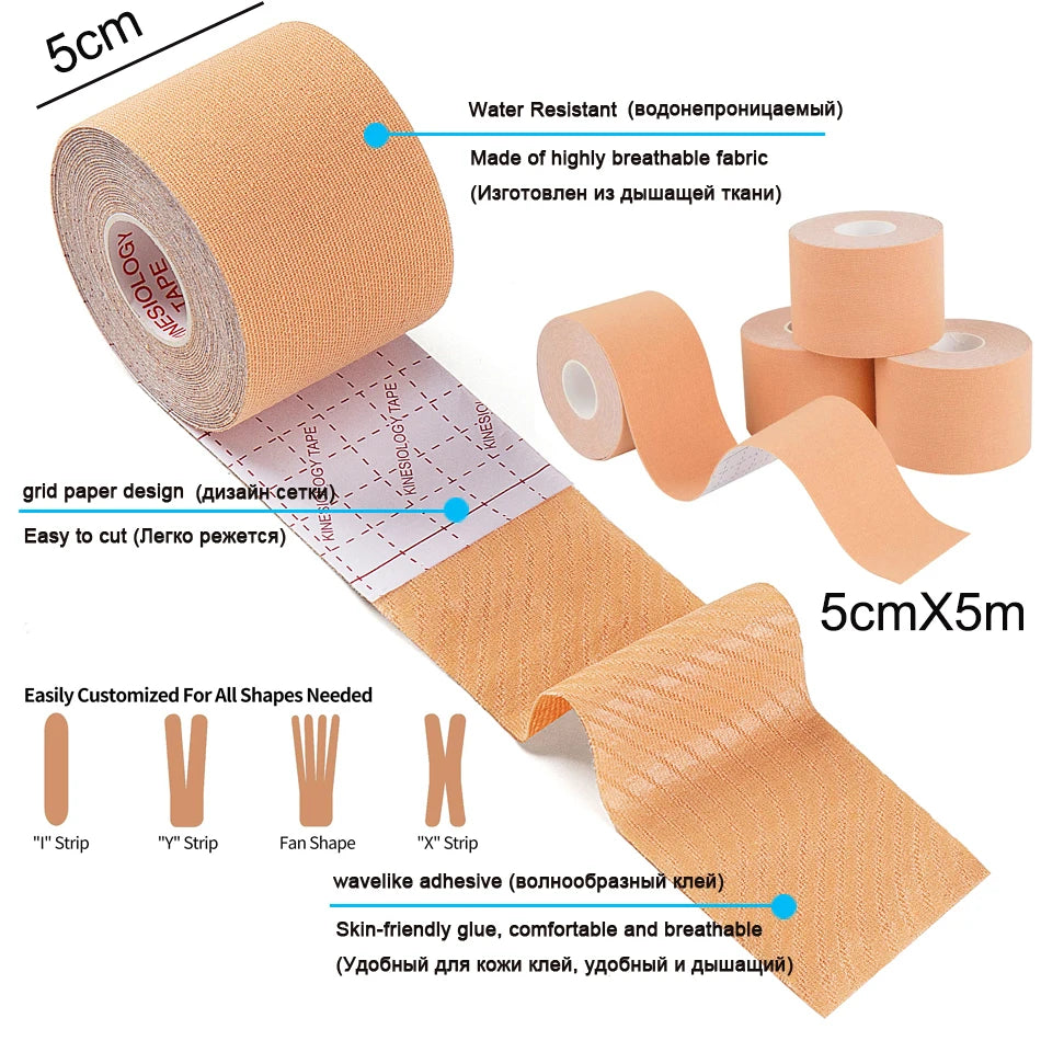 WorthWhile Kinesiology Tape: Athletic Recovery Elastic Tape