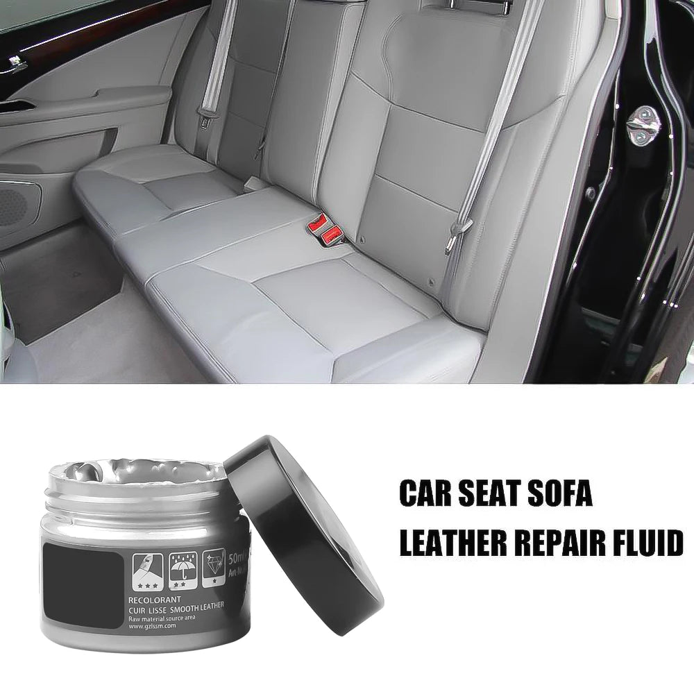 Revitalize Your Car's Leather with Sikeo Auto Car Care Complementary Color Paste!