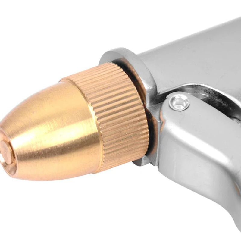 High Pressure Water Spray Gun: All-Metal Plating for Garden Hose, Lawn, Adjustable Modes for Spraying, Irrigation, and Car Wash