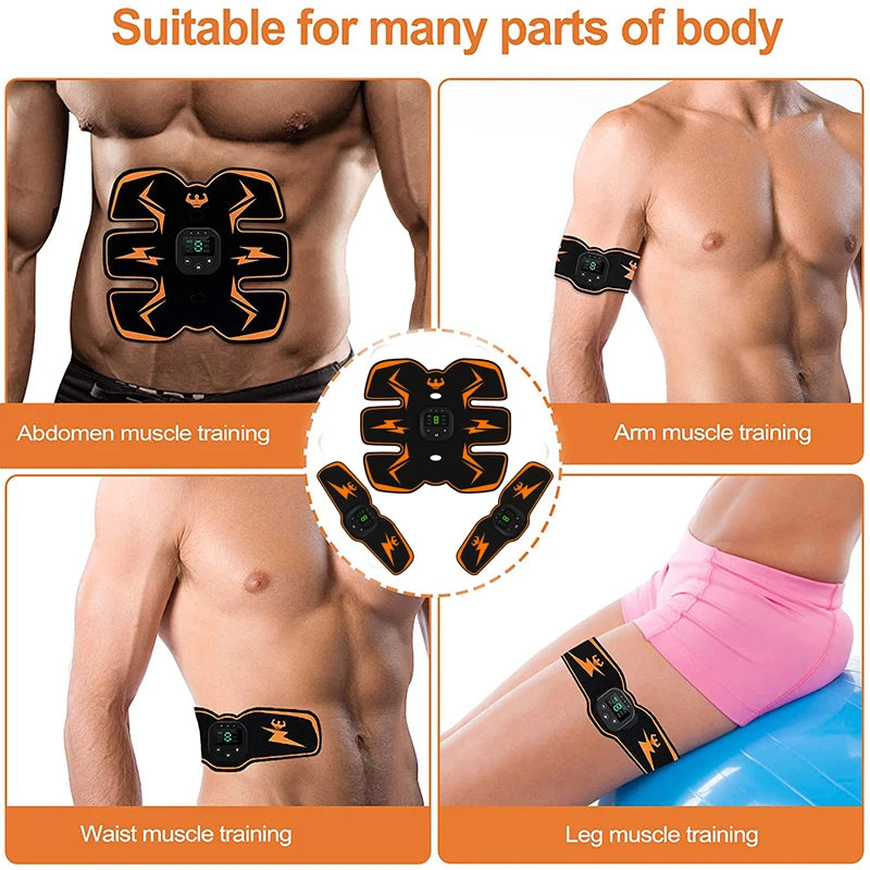 Smart EMS Wireless Muscle Stimulator - Abdominal Training for Electric Weight Loss