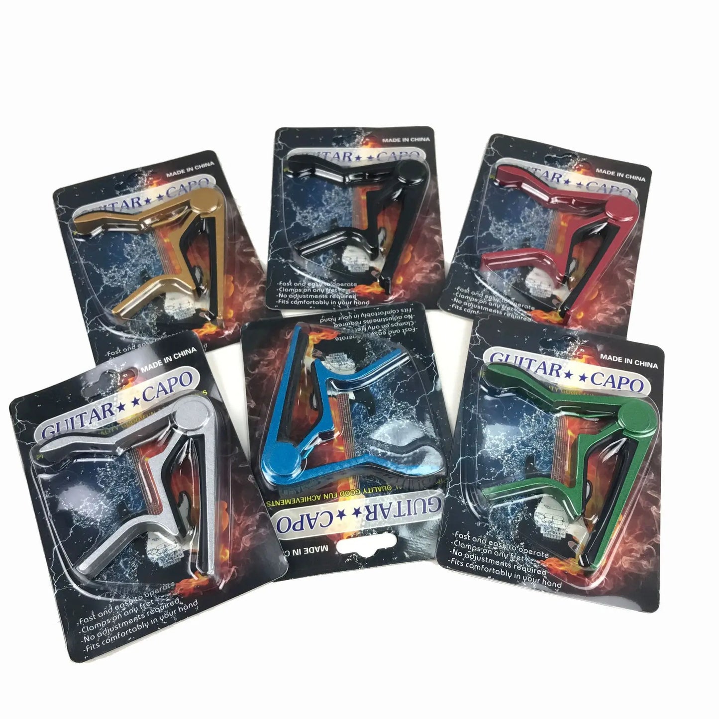 SAGITAR Guitar Capo - Aluminum Alloy Tuning Clamp for Acoustic, Classic, and Electric Guitars, Capotraste Guitarra