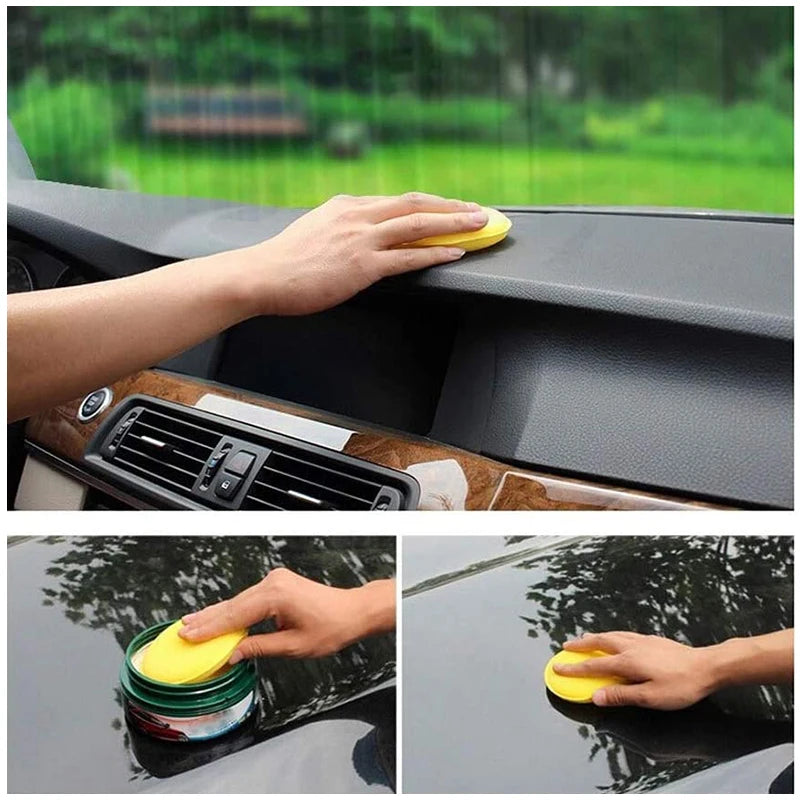 Achieve Professional Car Detailing with High-Density Foam Waxing Polish Sponges!