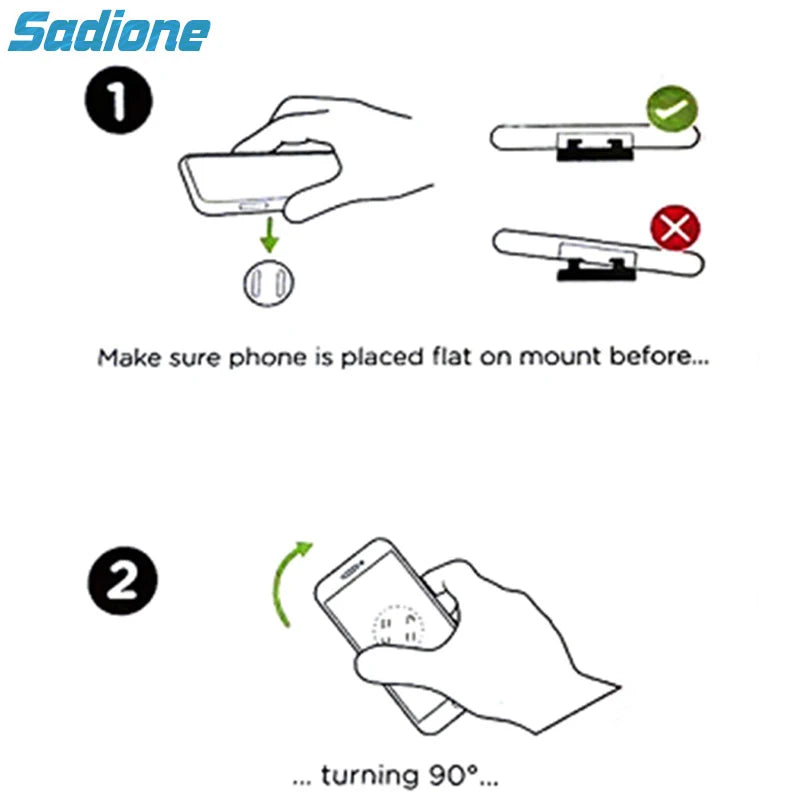 Sadione Motorcycle Phone Holder for Motorcycles - Honda CBR650R CBR650F CB650R Kawasaki Ninja 400 Ducati RSV4 V4