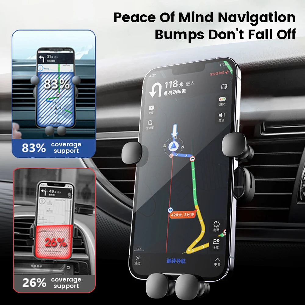 Olaf Gravity Car Phone Holder: Effortless Phone Management on the Go