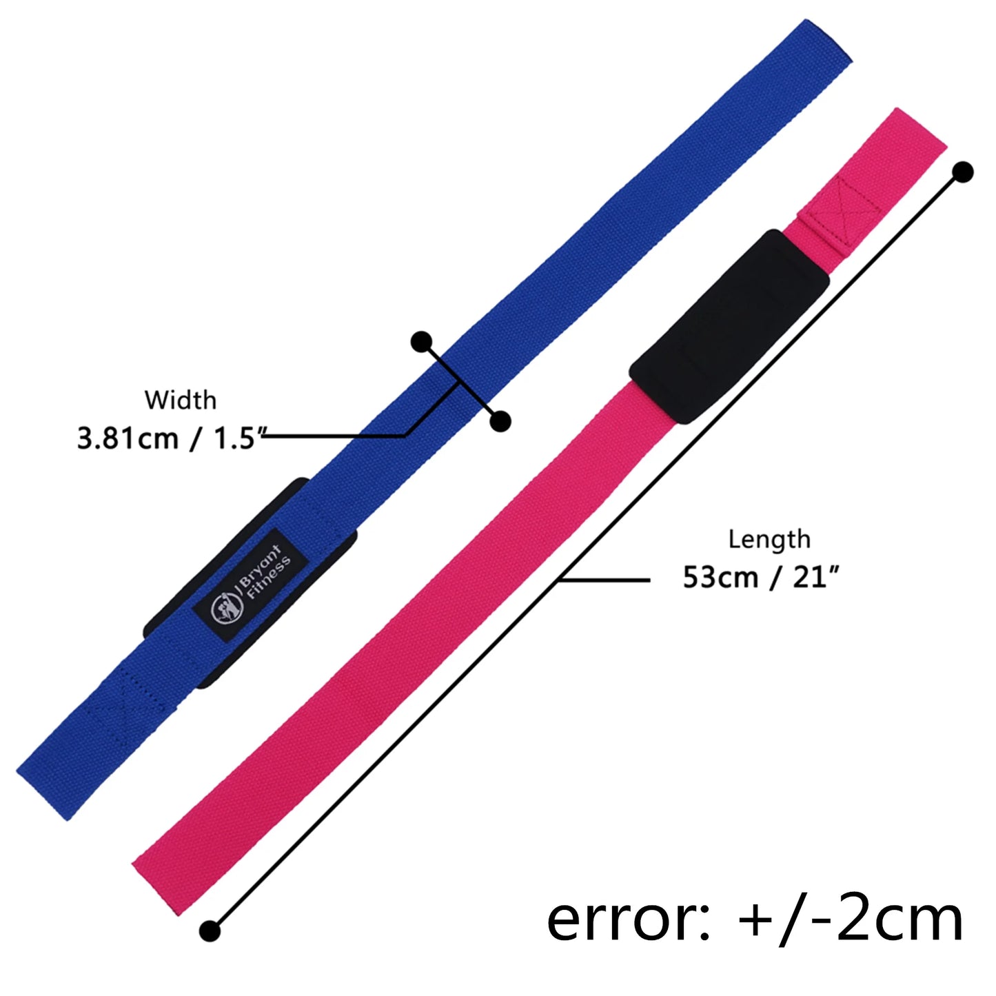 J Bryant Gym Lifting Straps: Fitness Gloves Anti-slip Hand Wraps Wrist Straps Support For Weight Lifting Powerlifting Training