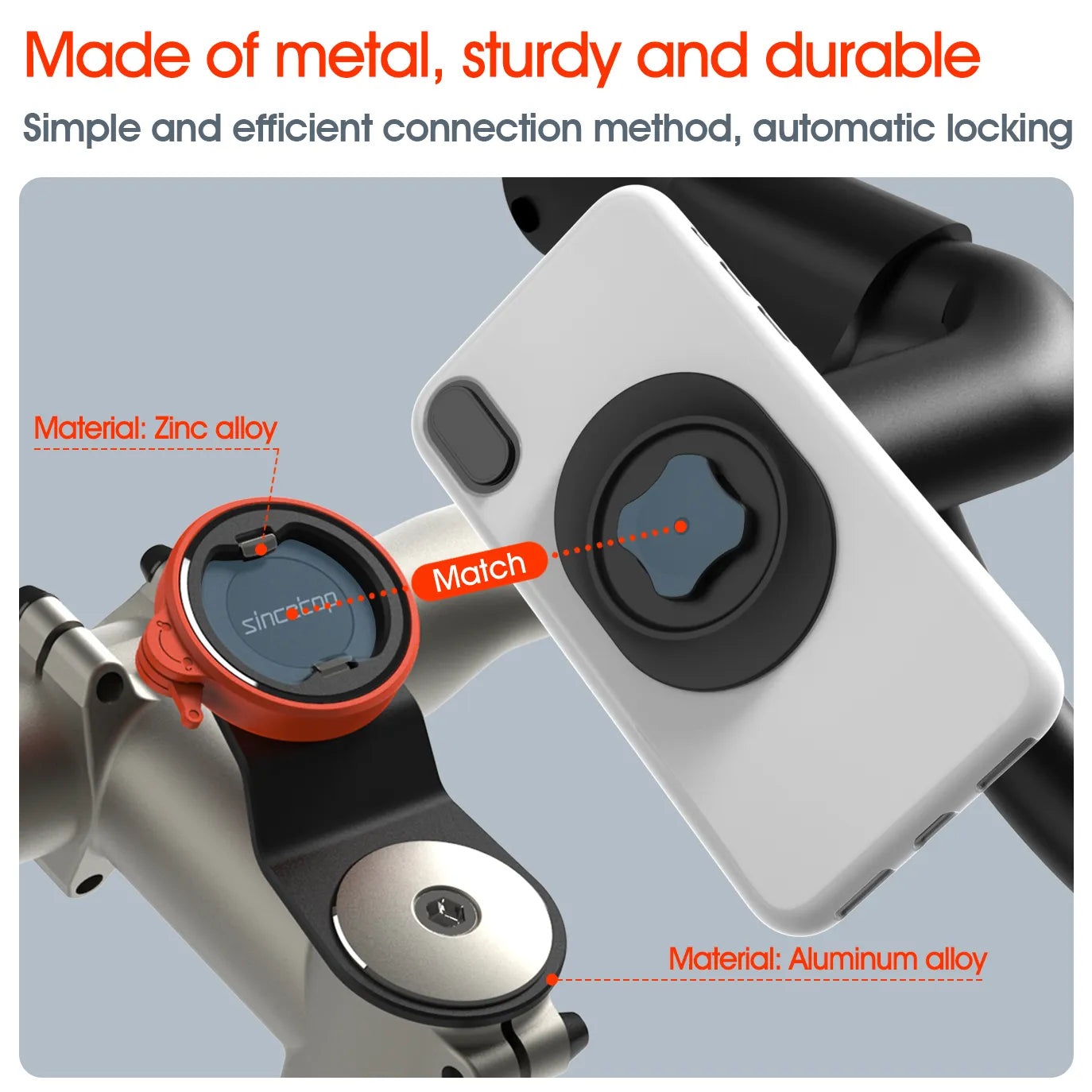 Sincetop Universal Bike Phone Holder