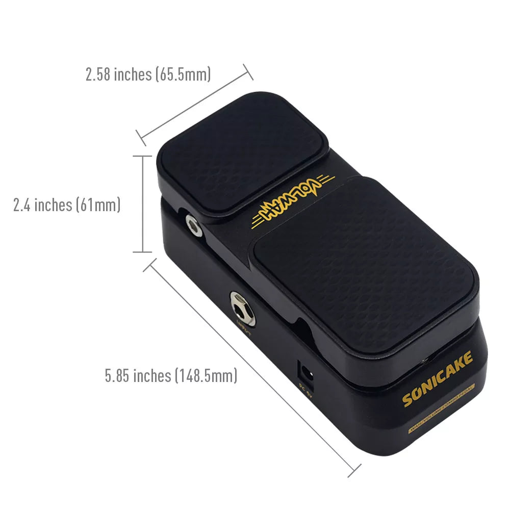 Sonicake 2 in 1 Active Volume Vintage Wah Guitar Effects Pedal QEP-01 - Worldwide Free Shipping