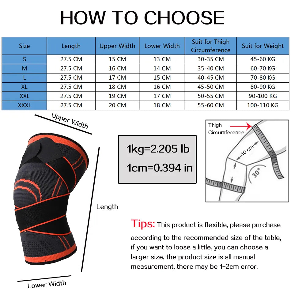 Elevate Your Fitness Game with WorthWhile Sport Kneepad – Pressurized Elastic Knee Support