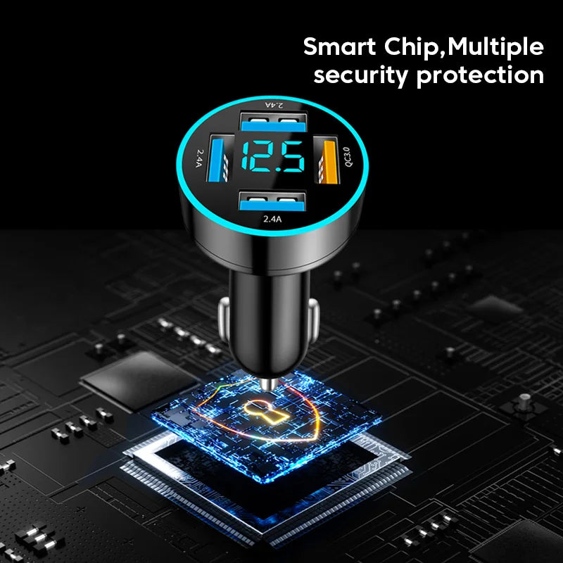 Crouch 66W USB Car Charger: Power Up Your Drive