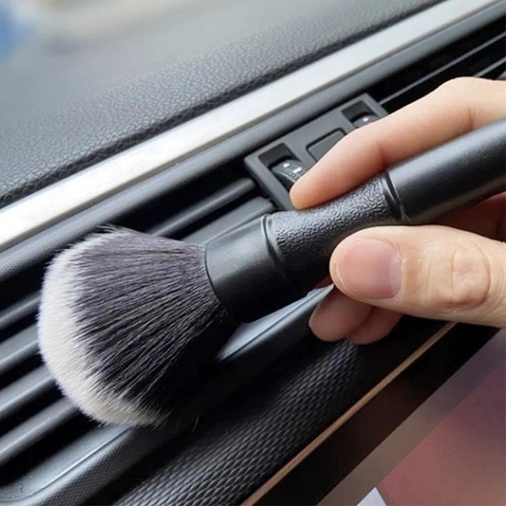 Elevate Your Car Interior Cleaning Game with the 3PCS Super Soft Auto Detailing Brush Kit!