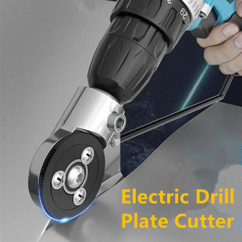 Versatile Electric Drill Plate Cutter and Metal Sheet Adapter Kit – Precision Cutting for Steel, Alloy, and More