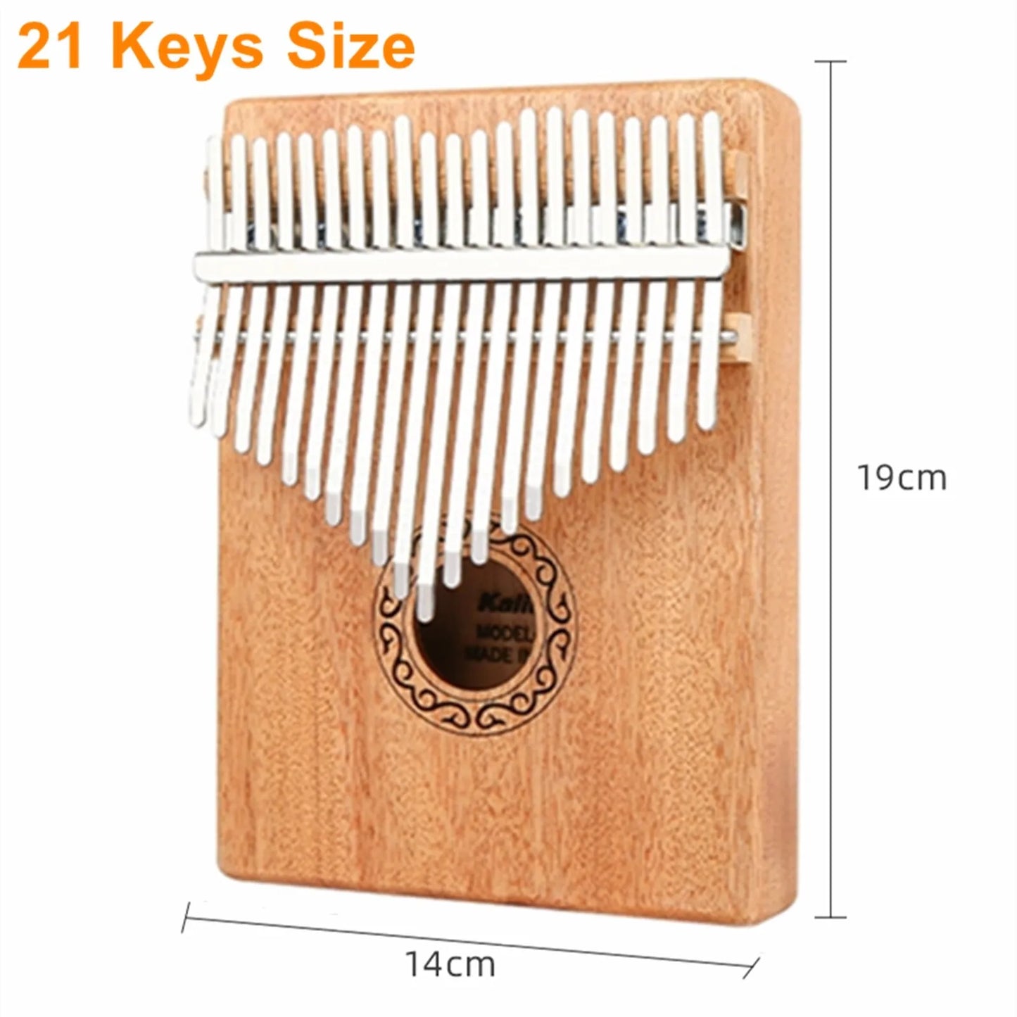 Kalimba Thumb Piano 17/21 Keys Mahogany Wood - Portable Finger Piano Combinations - Gifts for Kids