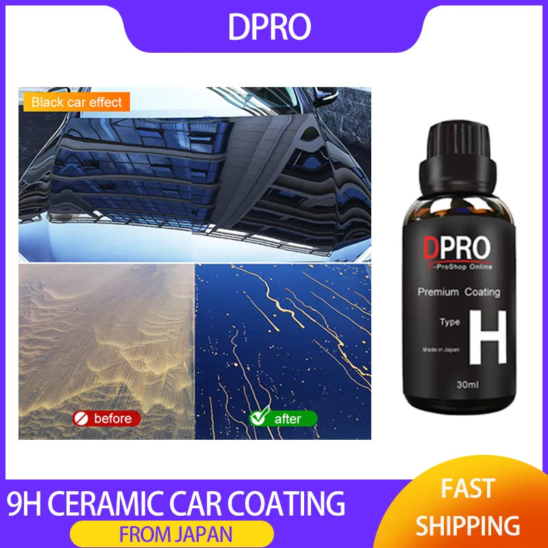 Dpro 9H Ceramic Car Coating Kit: Protecting Your Car with Advanced Nano Technology