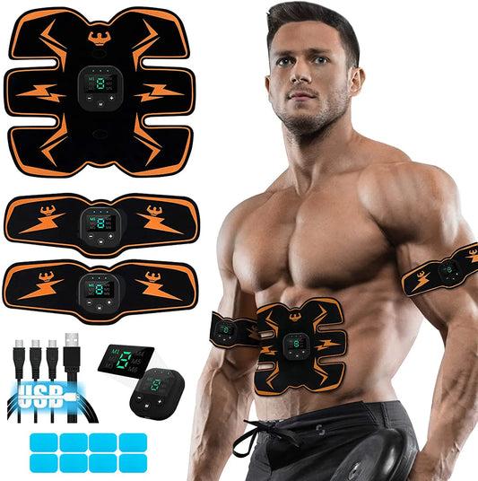 Smart EMS Wireless Muscle Stimulator - Abdominal Training for Electric Weight Loss