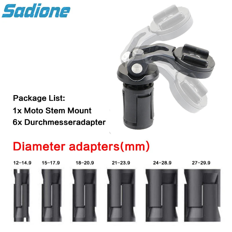 Sadione Motorcycle Phone Holder for Motorcycles - Honda CBR650R CBR650F CB650R Kawasaki Ninja 400 Ducati RSV4 V4