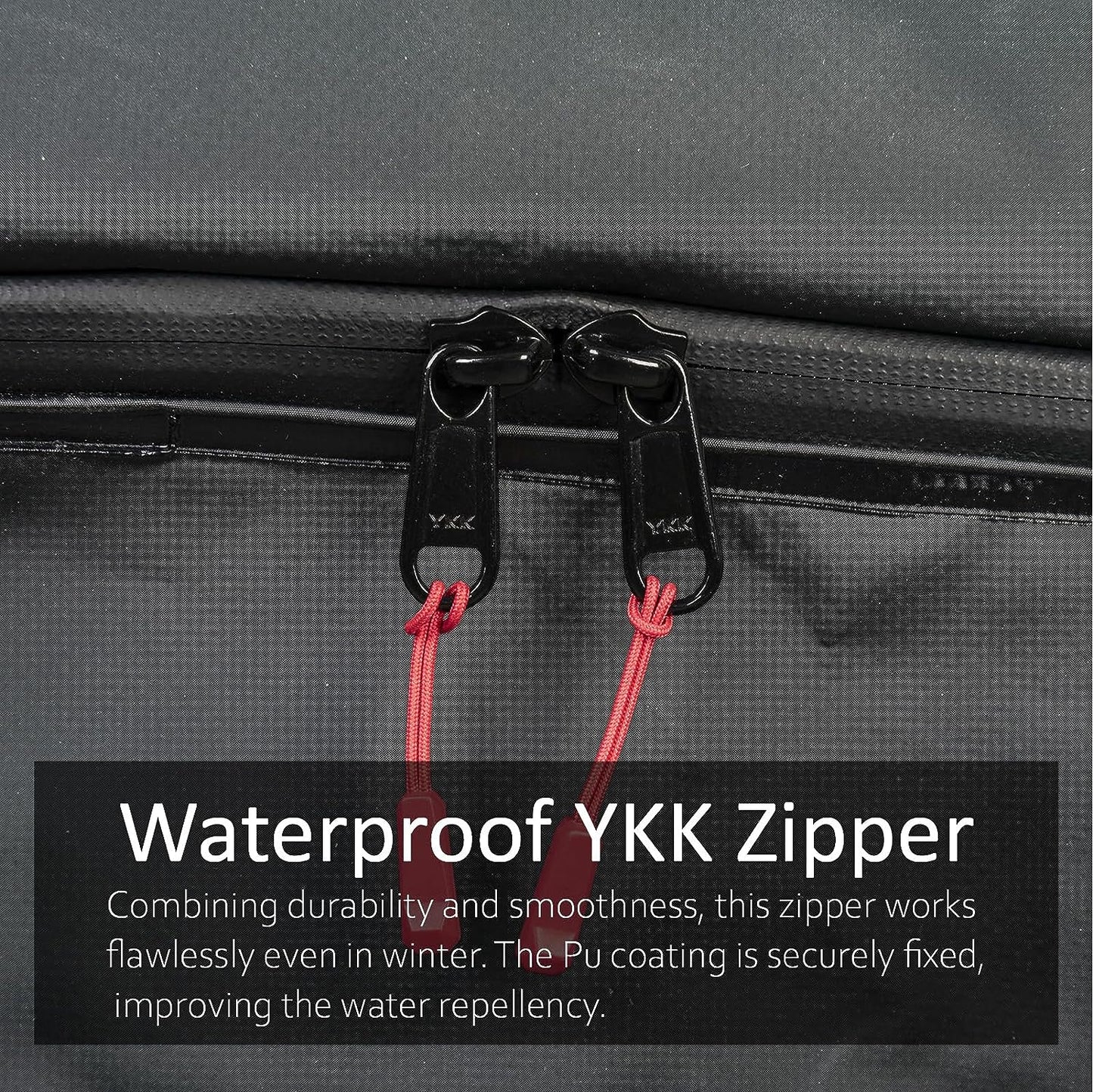 100% Waterproof Truck Bed Cargo Bag, 28 Cubic Feet, Storage for Long Road Trips, YKK Waterproof Zipper,Tarpaulin PVC Vinyl UV Resistant Fabric with 4 Stretch Cord (55''x40''x22'')