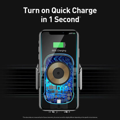 Baseus Qi Car Wireless Charger - 15W Induction Fast Charging