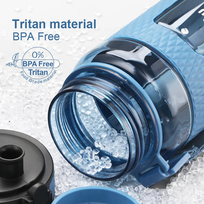 UZSPACE Tritan Sports Water Bottle with Tea Infuser - Stay Hydrated in Style