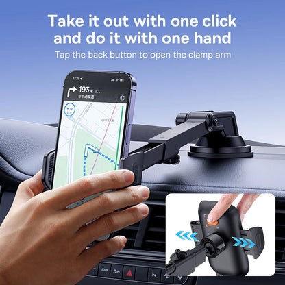Baseus Car Phone Holder - Dashboard, Windshield, Vent Mount