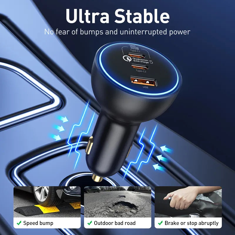Baseus 160W Car Charger: The Ultimate Charging Powerhouse for Your Drive