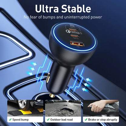 Baseus 160W Car Charger: The Ultimate Charging Powerhouse for Your Drive