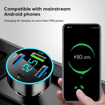 Crouch 66W USB Car Charger: Power Up Your Drive