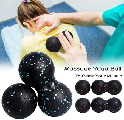 LISM EPP Lacrosse Myofascia Ball - Peanut Massage Ball for High-Density Lightweight Fitness