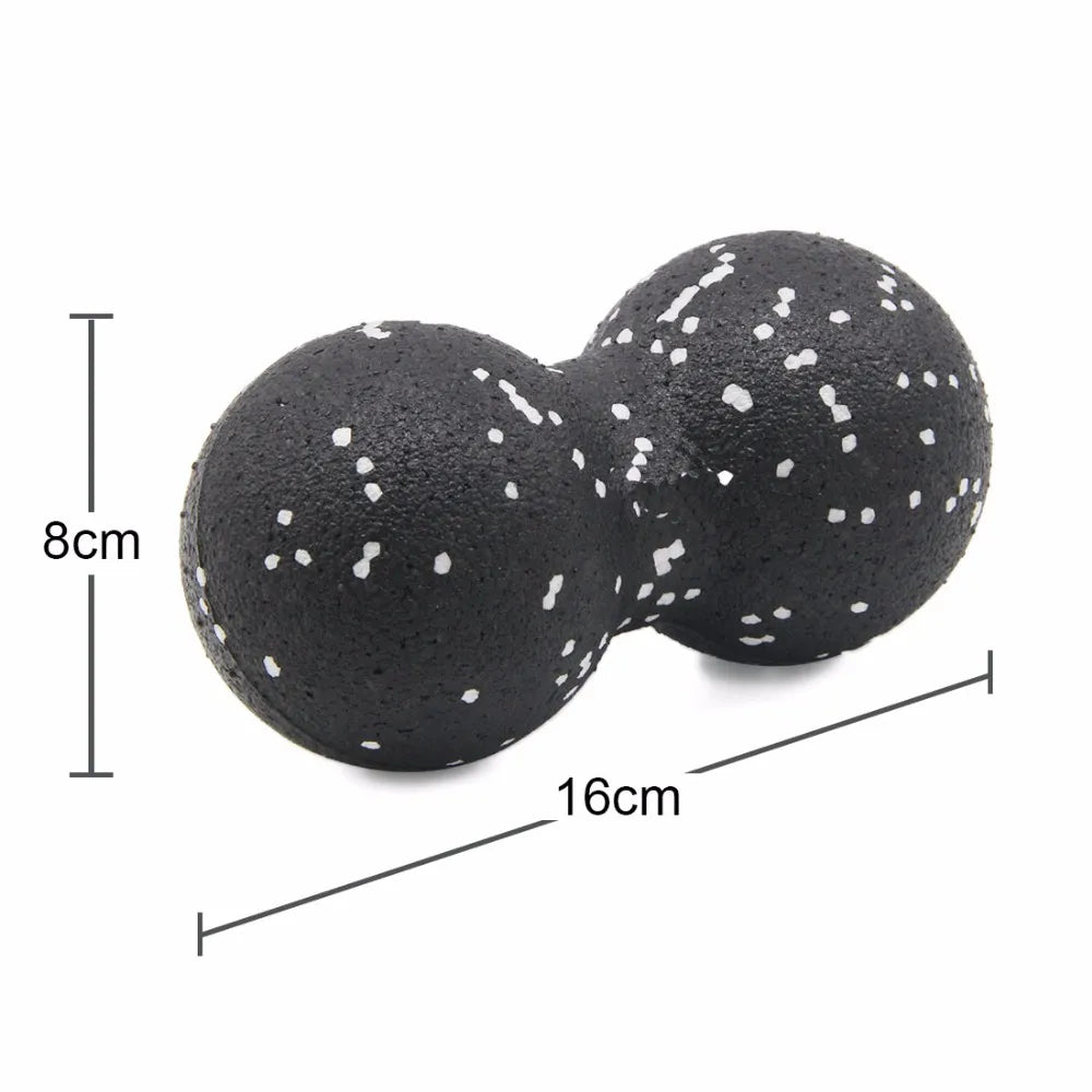 LISM EPP Lacrosse Myofascia Ball - Peanut Massage Ball for High-Density Lightweight Fitness